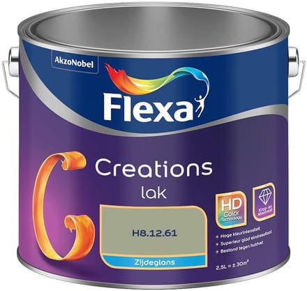 Flexa - Creations Lak Zijdeglans - H8.12.61 - Mengverf - 2,5 L