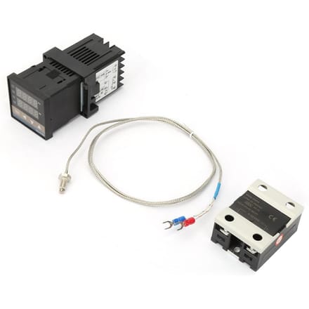 0 1300 celsius Alarm Digitale LED PID Temperatuurregelaar Kits AC 110V 240V black