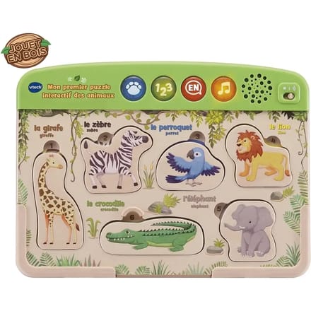 Mijn eerste interactieve leerspelletjes met dierenpuzzels Vtech Electronics Europe