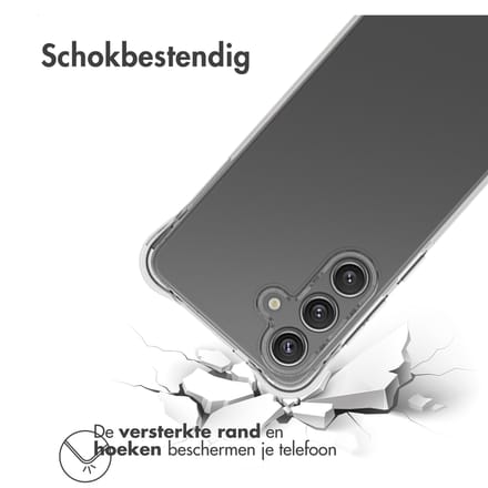 imoshion Hoesje - Geschikt voor Samsung Galaxy S25 FE - Shockproof Case - Transparant