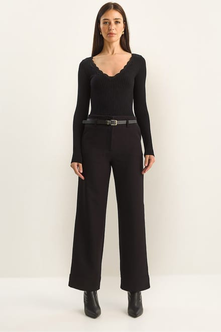 Hoge Taille Wijde Pantalon