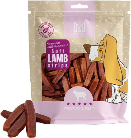 Mersjo - Hondensnack - Zacht Lamreepjes - 200g