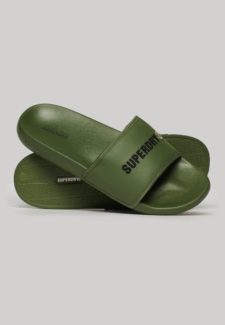 Superdry - Tarp vegan badslippers - Heren - Slippers