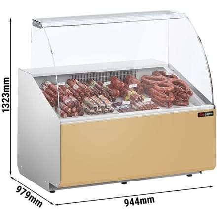 GGM Gastro Kühltheke - 1000mm - Frontblende Beige