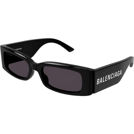 Balenciaga Rechthoekige Zonnebril Zwart Dames Oogwerk BB0260S-001 Basic Packaging-Eyeglass Case black