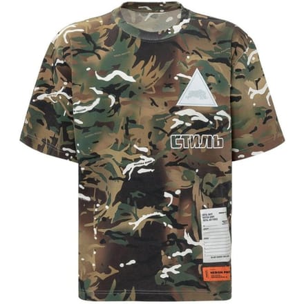 Heron Preston Bicolor Katoenen T-Shirt