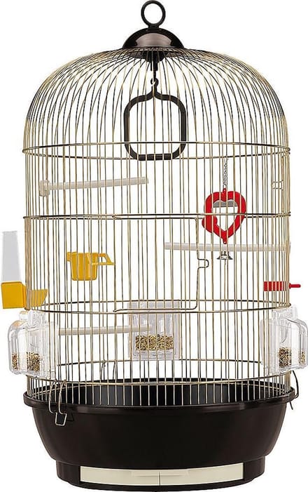 Ferplast Diva Antiek  Vogelkooi - Bruin - 40 x 40 x 65 cm
