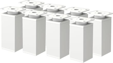 Verstelbare Meubelpoten Set van 8 - Elegante Kastpoten met Complete Schroevenset