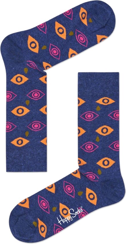 Happy Socks Cry Baby Sokken - Blauw/Geel - Maat 41-46