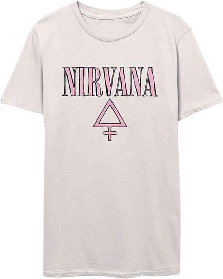 Nirvana - Femme Dames T-shirt - M - Creme