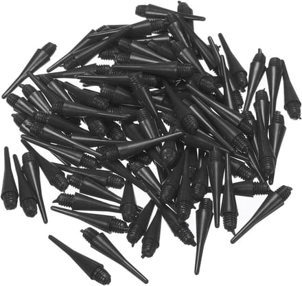 Dartpunten Set - Reservepunten Plastic - Soft Darts Spelen - 200 Stuks 2BA - Zwart