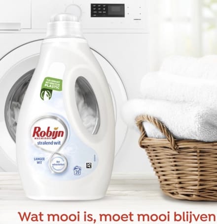 Robijn stralend wit vloeibaar wasmiddel - 5 x 36 wasbeurten voordeelpakkingen