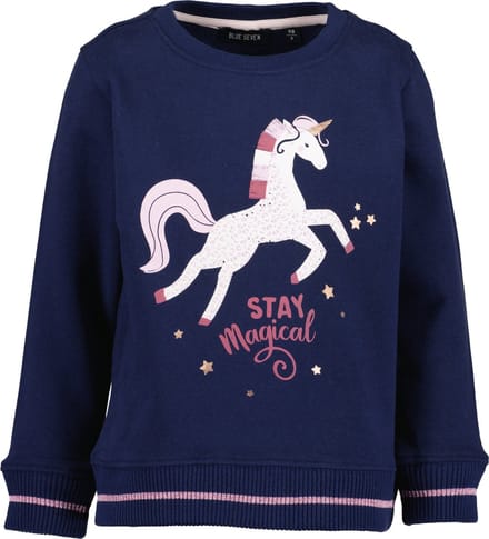 Blue Seven UNICORN Meisjes Trui - blauw - Maat 98