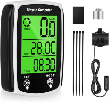Kilometerteller Fiets - Snelheidsmeter - Fietscomputer Draadloos