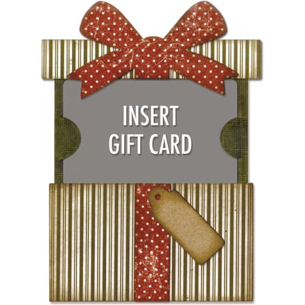Sizzix Thinlits Ponssjabloon "Gift Card Package by Tim Holtz"