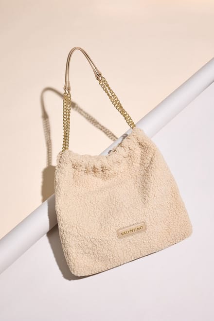 Valentino Qube dames shopper - Beige - Maat Geen