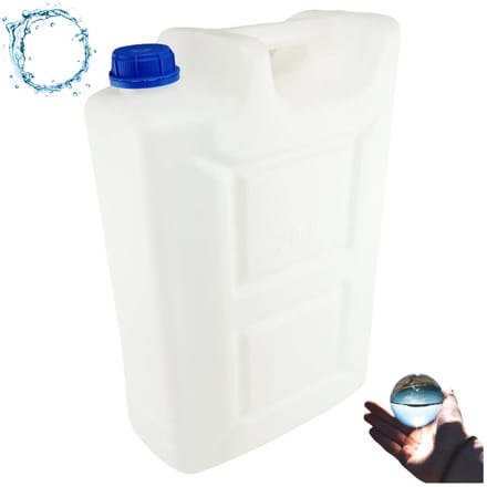 Anwicar Jerrycan voor Water - 20 L - Watercontainer - Camping Watertank - Wit