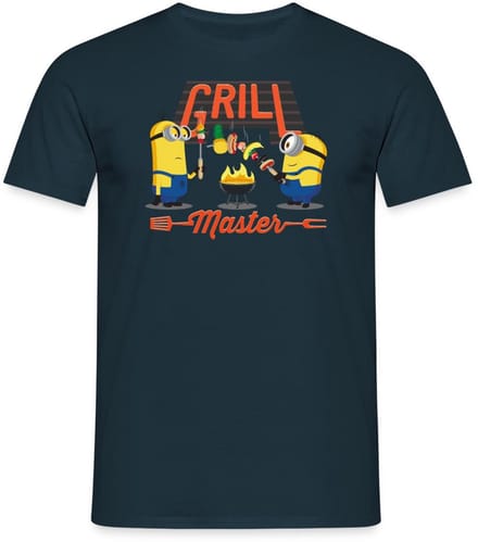Minions Grill Master T-Shirt Heren