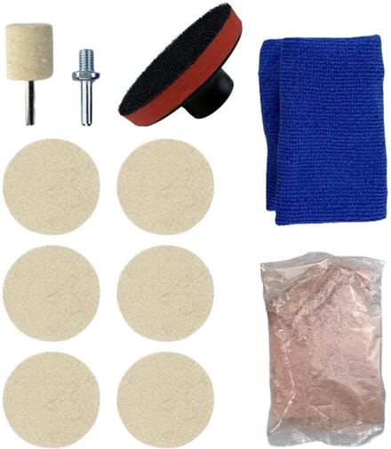 Allecto - Car Glass Polishing Set - Windscreen Krassen Herstel
