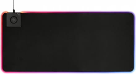 Deltaco GAMING XL RGB Mousepad with integrated QI Wireless Charging