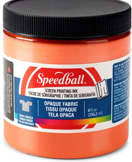 Shimmer fabric ink sherbet screen printing -Speedball