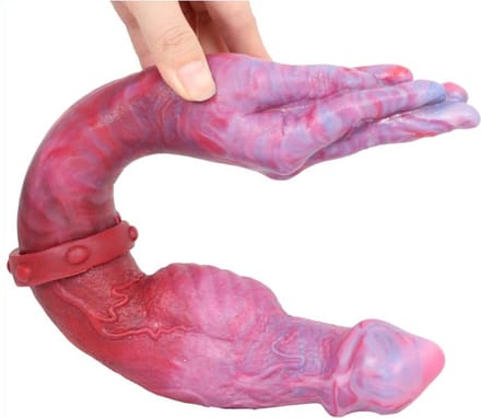 Dubbele Dildo - Dubbele Fist Dildo Met Penis en Hand