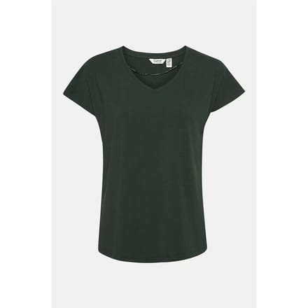 V-hals T-shirt van jersey voor dames b.young Pamila