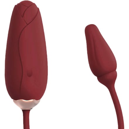 Viotec - Flora - Draagbare Vibrator met App Bediening - Wijnrood - Om Te Dragen in je Slip