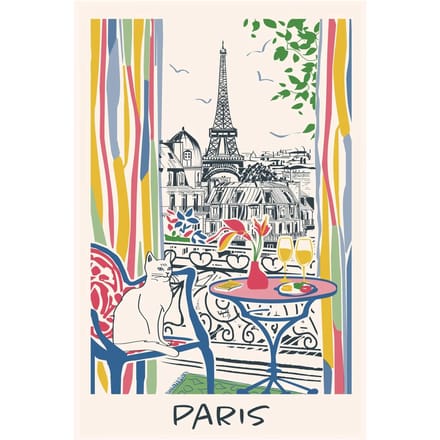 Kindertafellaken Winkler Fenetre sur Paris
