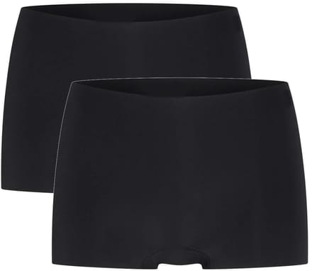 Beeren dames shorts Invisible - 2-pack Laura - maat S/M - zwart