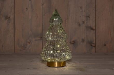Anna's collection - B.O.T. Tree Glass 15X28,5 cm Clear With Golden...