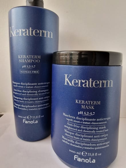 Fanola KERATERM DUO Shampoo 1000ml + Mask 1000ml