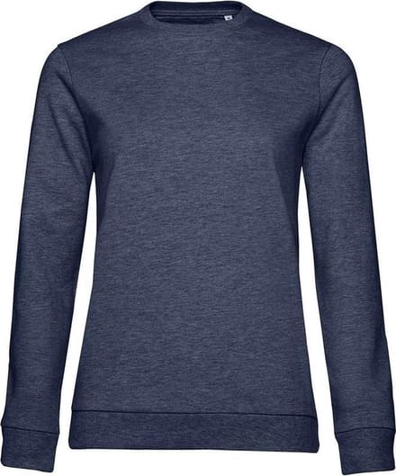 B&C Dames/dames Set-in Sweatshirt (Marine Heide)