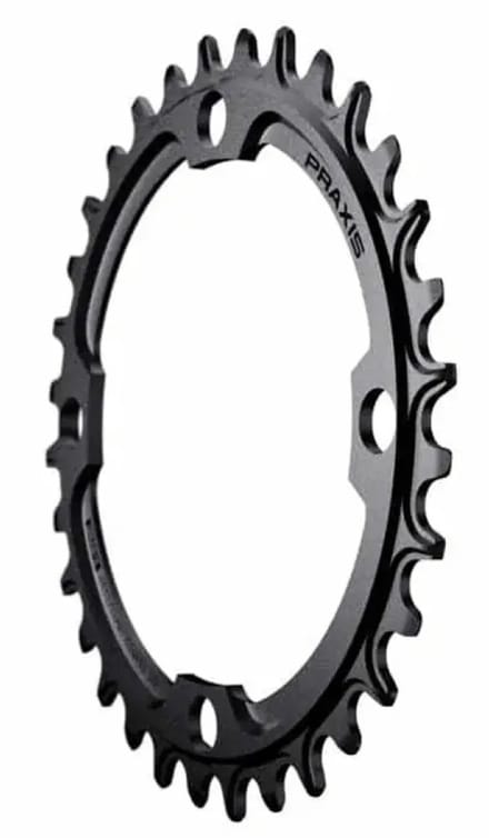 Mono plateau van aluminium Praxis 1X 104BCD