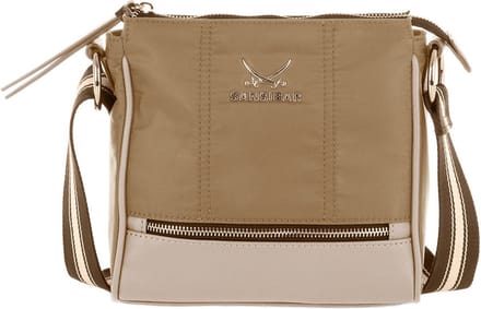 Sansibar Schoudertas Zip Bag Taupe Beige