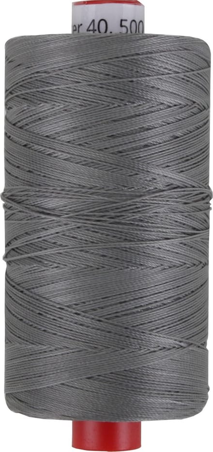 ESVO polyester garen, AMANN, dikte 40, 350 meter, UV-bestendig, lichtgrijs