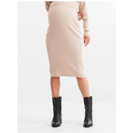 Prénatal zwangerschapsrok Light Brown Melange XXL Dames