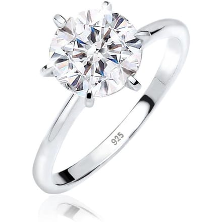 Elli Dames Ring Maat 16.50 - Zilverkleurig