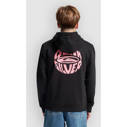 Quiksilver Globe Sweatshirt Met Rits Zwart 8 Years Jongen