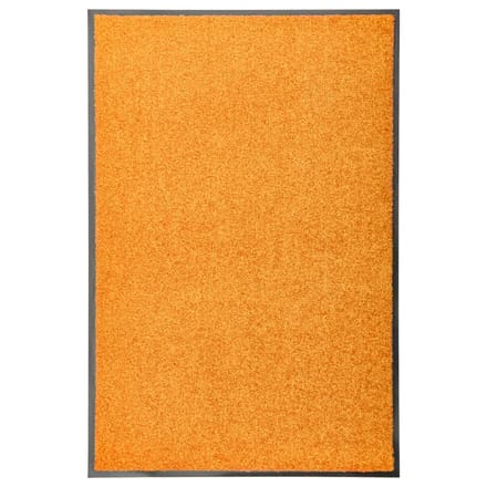 vidaXL - Deurmat - wasbaar - 60x90 - cm - oranje
