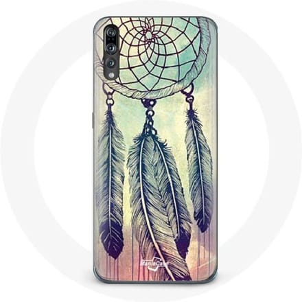 Coque - MANIACASE - Huawei P20 - Attrape rêve - Marron - Souple marron