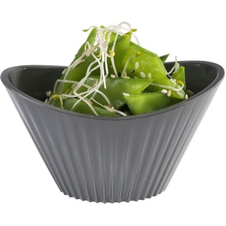GGM Gastro (48 Stück) Schale - MINI - Melamin - 70ml - 95x55mm - Grau