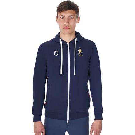 Hooded sweatshirt met rits Equestro X Fise