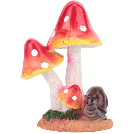 Décorations de Pelouse Champignons Animaux Mignons Jardins Ornements de Cour(rouge) red