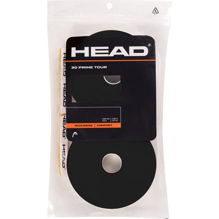 Head Racket 30 Prime Tour Overgrip Zwart