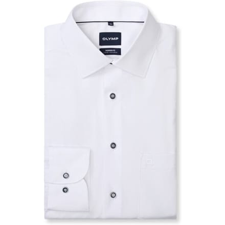 OLYMP Luxor Overhemd, Modern Fit, New Kent, Wit