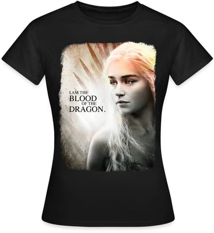 Game Of Thrones Daenerys Targaryen Citaat T-Shirt Dames
