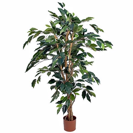 Mica Decorations Ficus Kunstplant - H110 x Ø65 cm - Groen