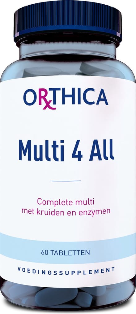 Orthica Multi 4 All - multivitamine met kruiden en enzymen - 60 tabletten