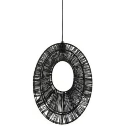Ovo hanglamp - zwart - 1 stuk - modern design